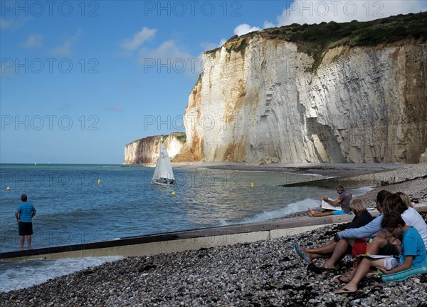 Plage de Grandes-Dalles (Seine-Maritime)