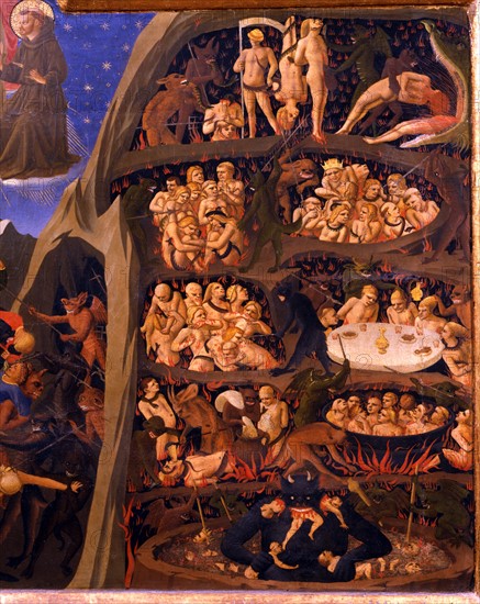 Fra Angelico, The Last Judgement (Hell)