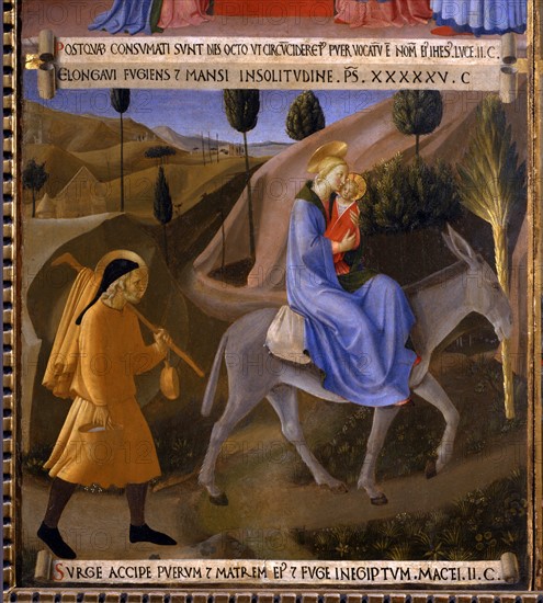 Fra Angelico, Flight into Egypt