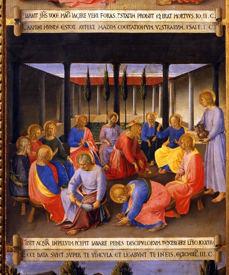 Fra Angelico, Le lavement des pieds