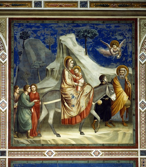 Giotto, Flight into Egypt