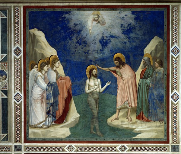 Giotto, Le baptême du Christ