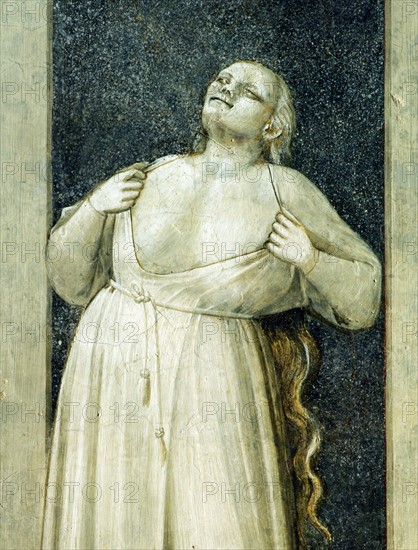 Giotto, Allegories of Virtues and Vices: Wrath