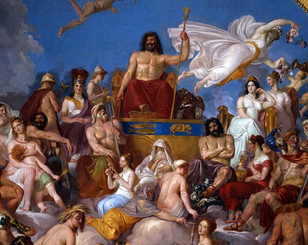 Sabatelli, The Council of the Gods (detail)