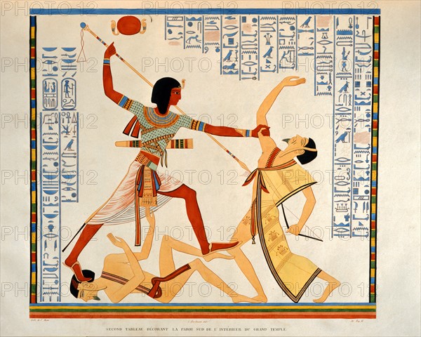 Champollion le Jeune, Killing ritual under Ramesses II