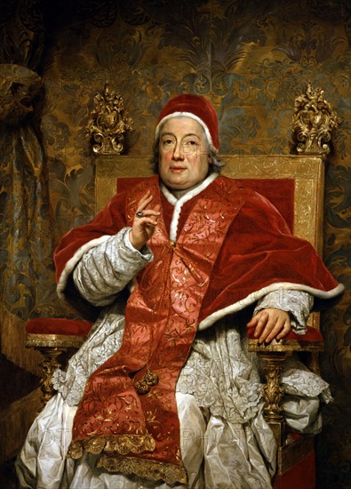 Mengs, Portrait du pape Clément XIII Rezzonico