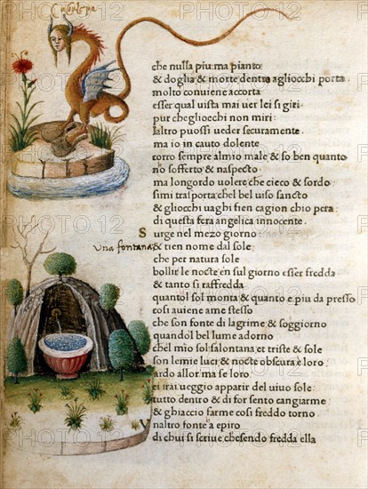 Pétrarque, Manuscrit "Canzoniere e Trionfi"