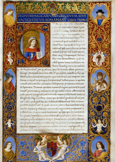 Frontispice of a Manuscript by Dionysius of Halicarnassus