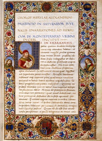 Frontispice of a Manuscript by Dionysius of Halicarnassus