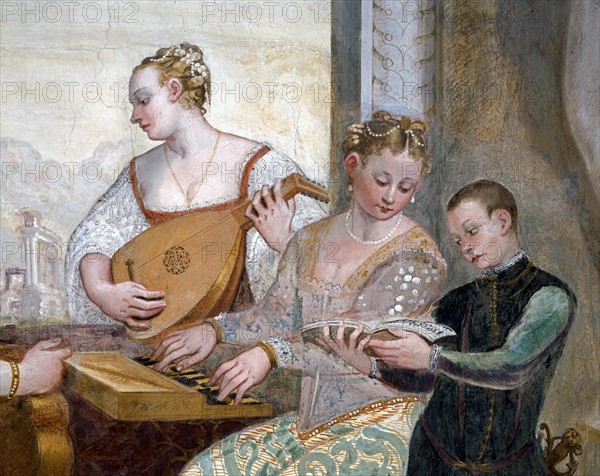 Fasolo, The Concert (detail)