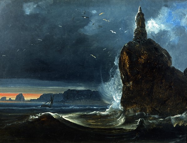 Balke, View of Stappena from Flavöen