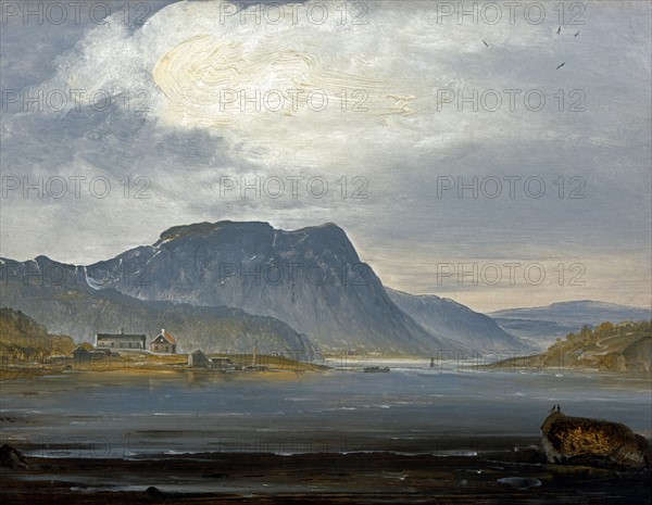 Balke, View of Minde in Eidsvoll