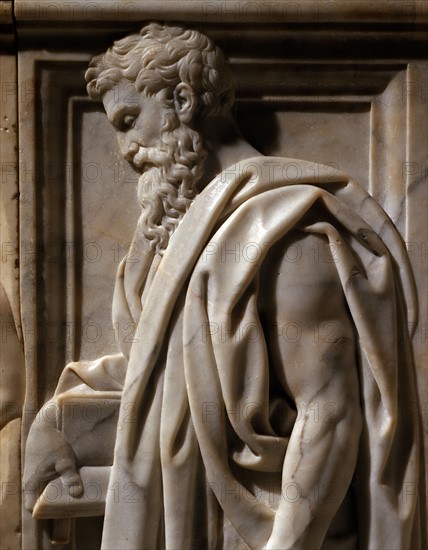 Bandinelli, Figure de prophète (détail)