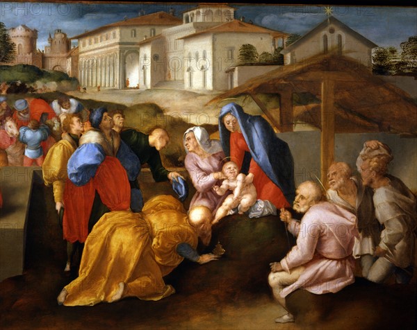Pontormo, L'Adoration des Mages (détail)
