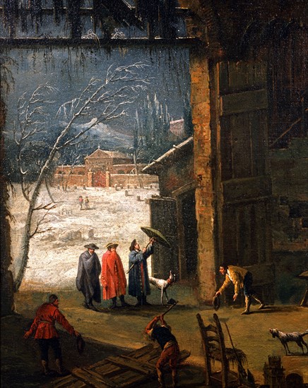 Diziani, L'Hiver (détail)