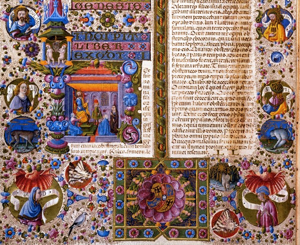 Bible de Borso d'Este, Livre de l'Exode (détail)