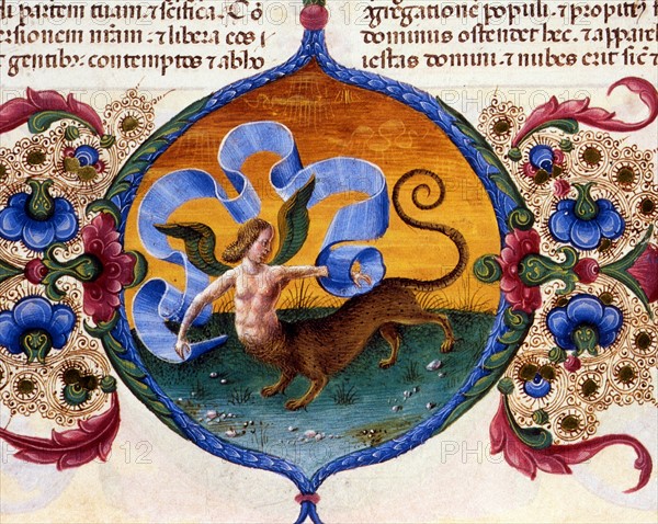 Bible de Borso d'Este, Animal fantastique