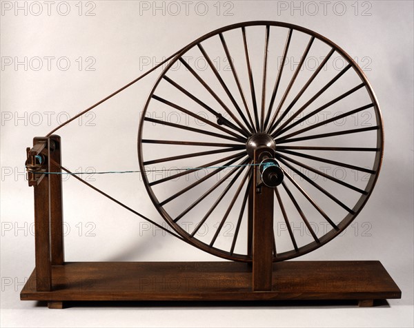 Maquette d'une machine dessinée par Léonard de Vinci