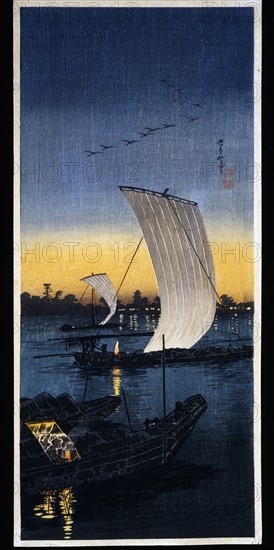 Shotei, Sekiyado le soir