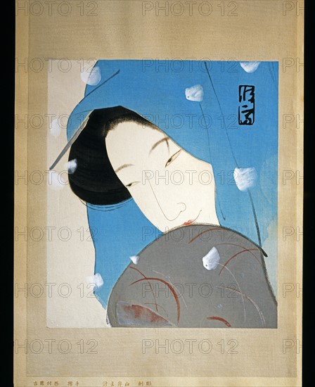 Tsunetomi, Femme sous la neige