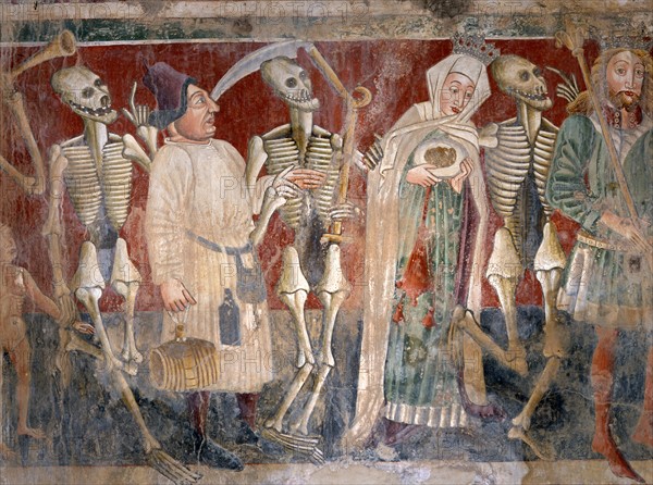 The Queen and the Innkeeper accompanied by Death