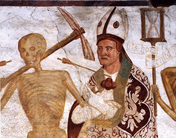 Danse macabre de l'Eglise Saint-Vigile à Pinzolo (Italie)