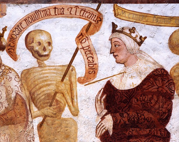 Danse macabre de l'Eglise Saint-Vigile à Pinzolo (Italie)