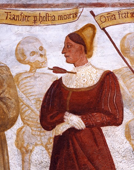 Danse macabre de l'Eglise Saint-Vigile à Pinzolo (Italie)