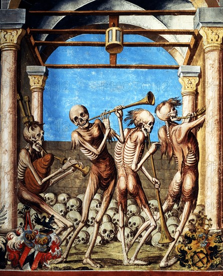 Kauw, The Dance of the Death cycle (detail)