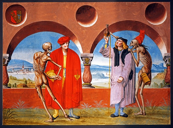 Kauw, The Dance of the Death cycle: Death with the Advocate and the Doctor