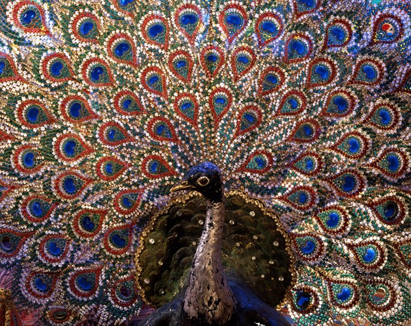 Interior of the "Moorish pavillion" of the Linderhof Palace