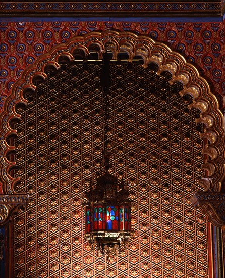 Intérieur du "kiosque mauresque" du château royal de Linderhof