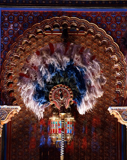 Intérieur du "kiosque mauresque" du château royal de Linderhof