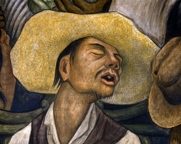 Rivera, Dream of a Sunday Afternoon in Alameda Central (detail)