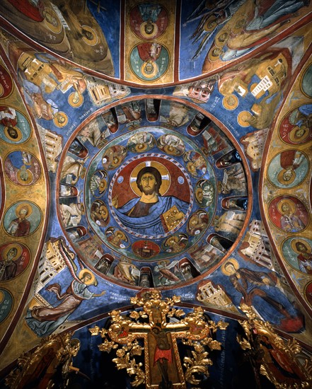 Coupola of the Panagia Arakiotissa Church in Lagoudera (Cyprus)