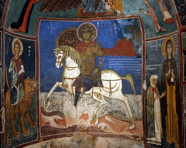 Saint George killing the dragon