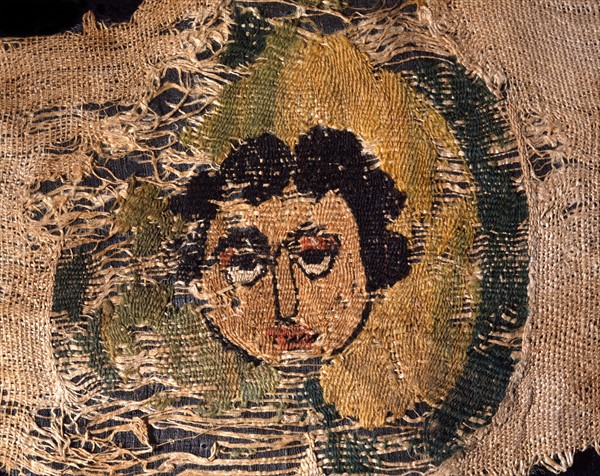 Section of fabric from the Coptic Period