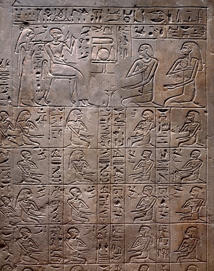 Stèle pour le défunt Siptah, scribe de la Grande Prison