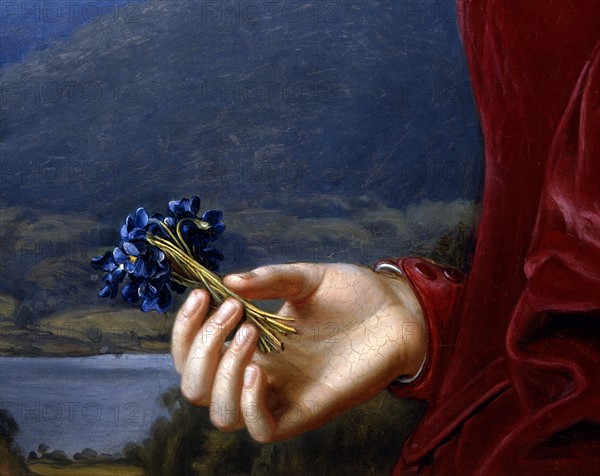 Stieler, Portrait of Cornelia Vetterlein (detail)