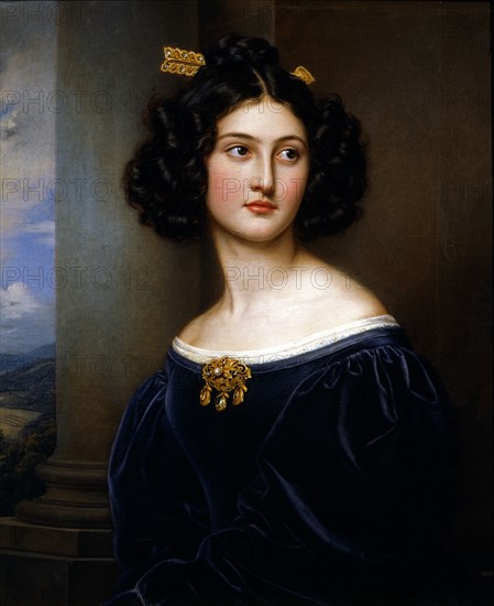 Stieler, Portrait of Nanette Kaula