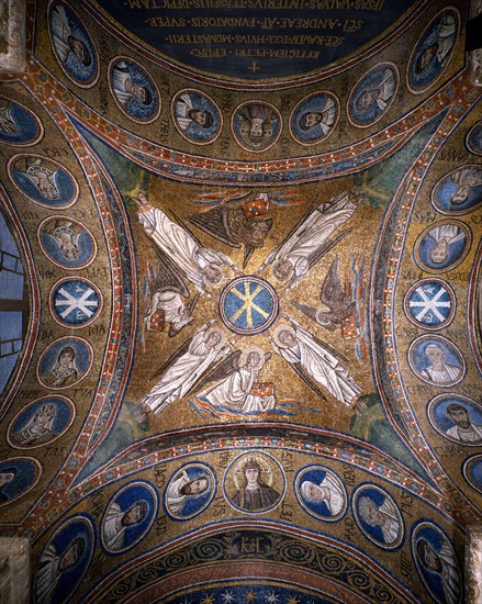 Voûte de la Chapelle de l'Archevêché à Ravenne