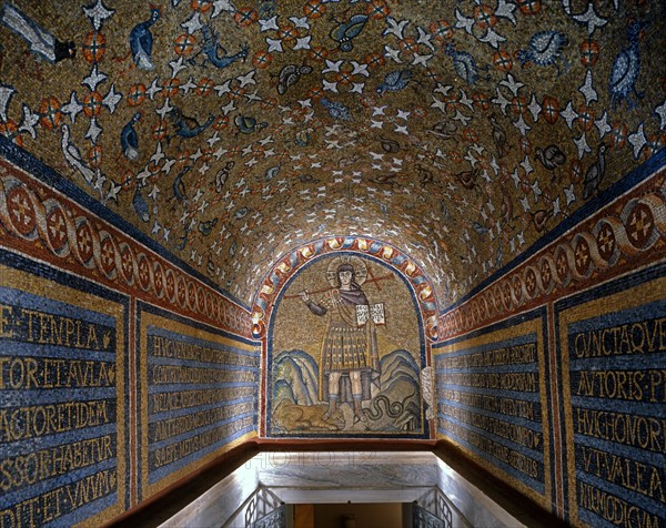 Narthex de la Chapelle de l'Archevêché à Ravenne