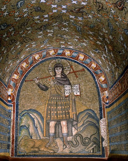 Narthex de la Chapelle de l'Archevêché à Ravenne