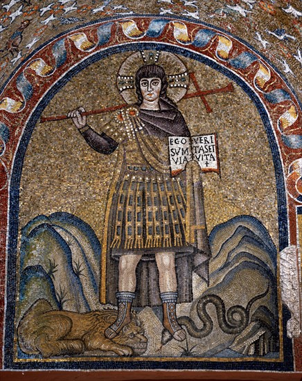 Narthex de la Chapelle de l'Archevêché à Ravenne