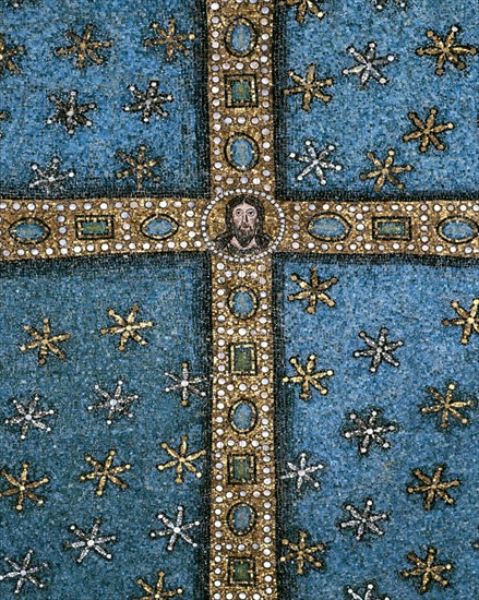 Basilique Sant'Apollinare in Classe à Ravenne, mosaïque de l'abside (détail)