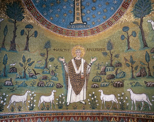 Basilica of Sant'Apollinare in Classe, Ravenna, Mosaic of the apse