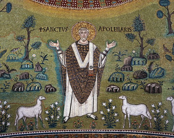 Basilica of Sant'Apollinare in Classe, Ravenna, Mosaic of the apse