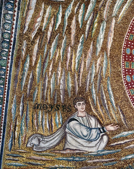 Basilica of Sant'Apollinare in Classe, Ravenna, Mosaic of the apse (detail)