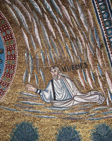 Basilique Sant'Apollinare in Classe à Ravenne, mosaïque de l'abside (détail)