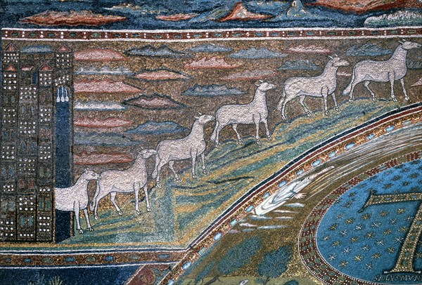 Basilica of Sant'Apollinare in Classe, Ravenna, Mosaic of the apse